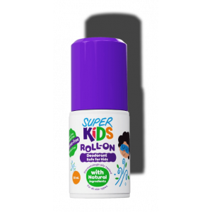SUPER KIDS ROLL ON DEODRANT FOR KIDS WITH NATURAL INGREDIENTS FRAGRANCE FREE 30 ML
